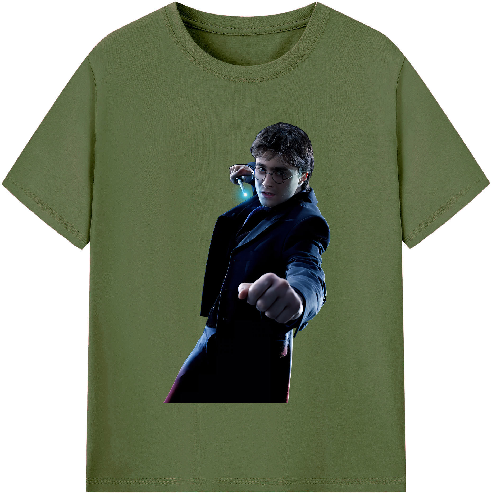 （画像用） Harry Potter ハリー・ポッターシリーズ 綿100％半袖Tシャツ（フロントプリント）